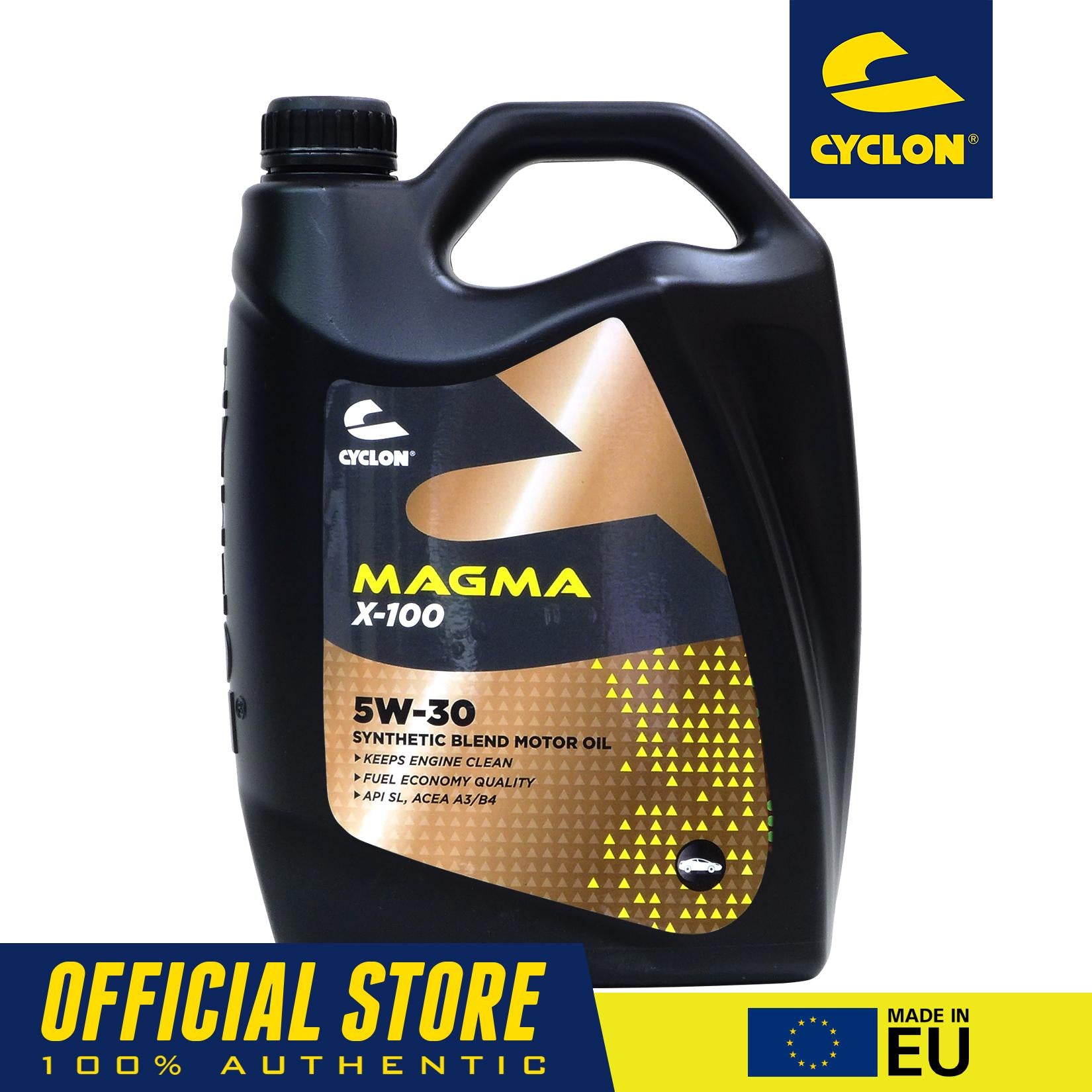 CYCLON Magma X-100 5W30 Synthetic Motor Oil for Gasoline and Diesel Engines 4L