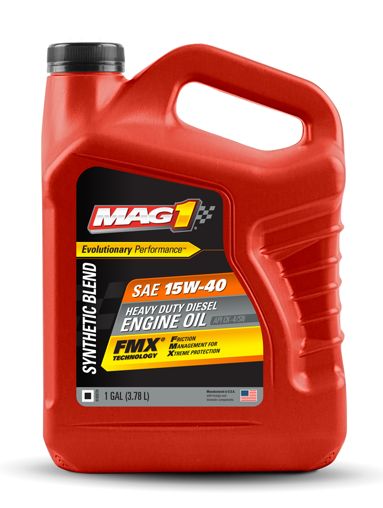 MAG 1 15W40 All Fleet API CK-4/SN Certified Synthetic Blend Oil 1gal PN#64845