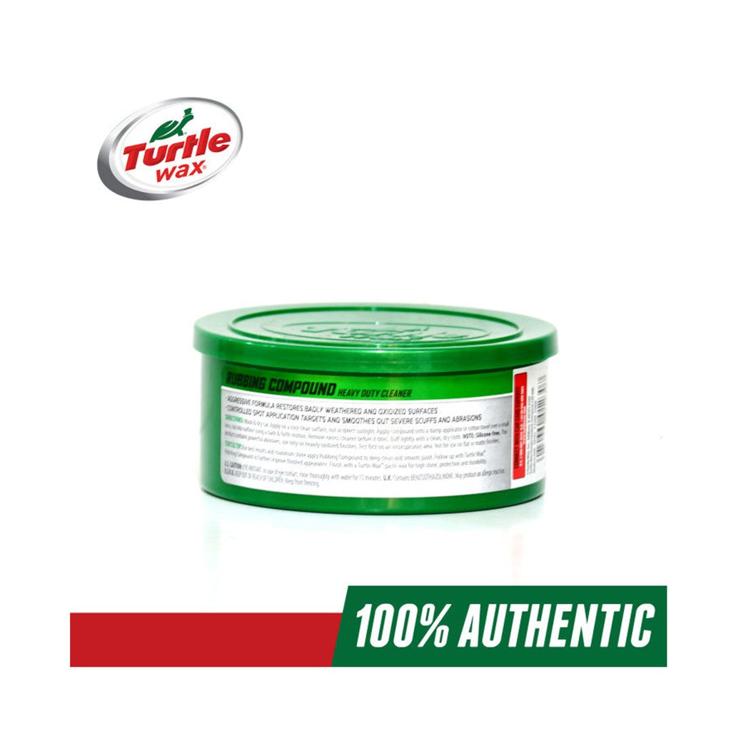 Turtle Wax Rubbing Compound Paste Heavy-Duty Cleaner 10.5 oz PN#T-230A