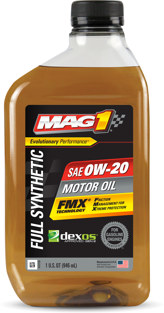 MAG 1 0W20 API SN Certified Full Synthetic Oil (946ml) PN#61794