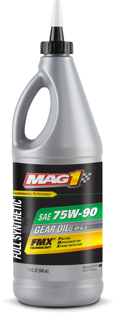 MAG 1 75W90 Full Synthetic GL-5 Gear Oil 1qt (946ml)