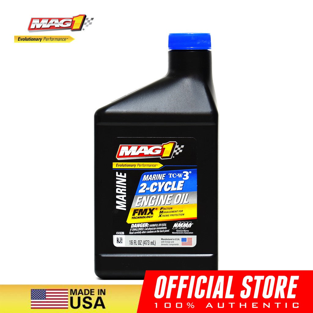 MAG 1 Universal 2-Cycle Engine Oil for Motorcycles, Marine Products and Small Engines 8oz. PN#60138